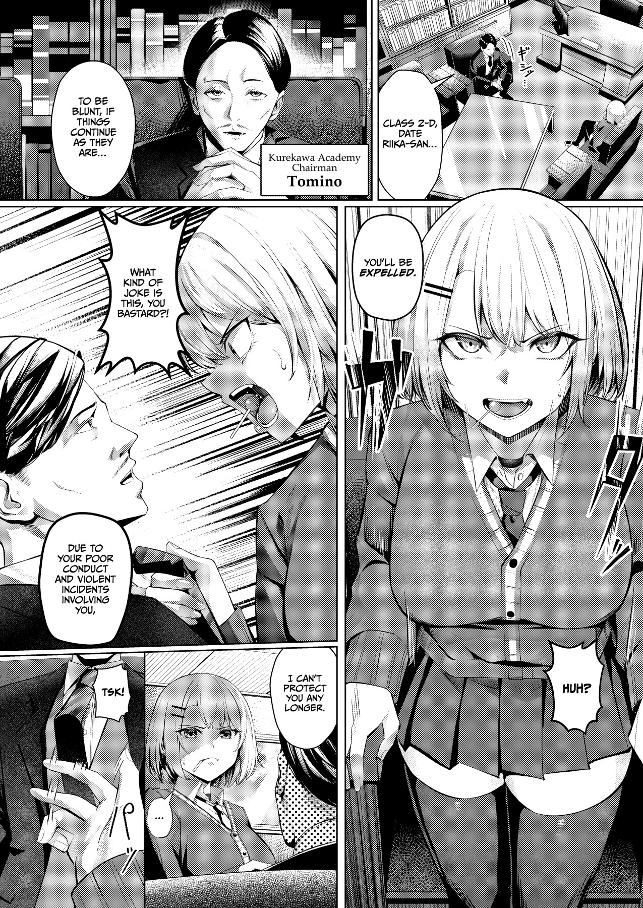 Hentai Manga Comic-The Story of a Delinquent Girl Getting Stolen Away and Becoming Captive to a Massive Cock-Read-3